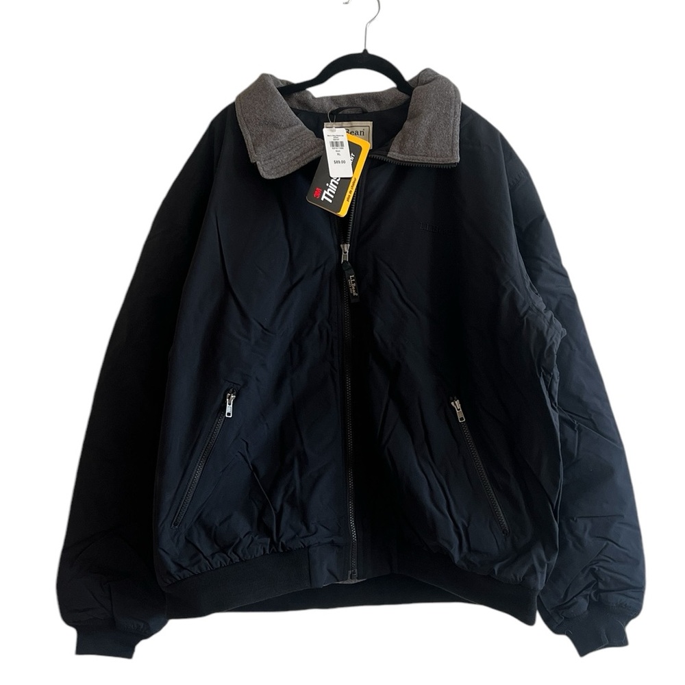 L.L. Bean Men’s Black Warm Up Jacket Size XL